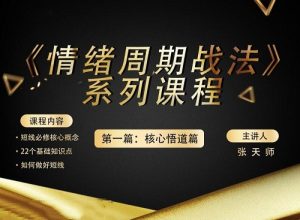 四鼠点金《情绪周期战法》系列课程第一篇:核心悟道篇