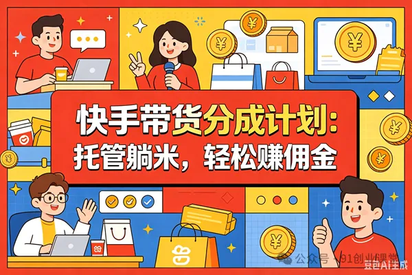 10月——快手带货分成计划:最新玩法,托管躺米,轻松赚佣金,社裙兔费橡木. 10月——快手带货分成计划:最新玩法,托管躺米,轻松赚佣金,社裙兔费橡木.