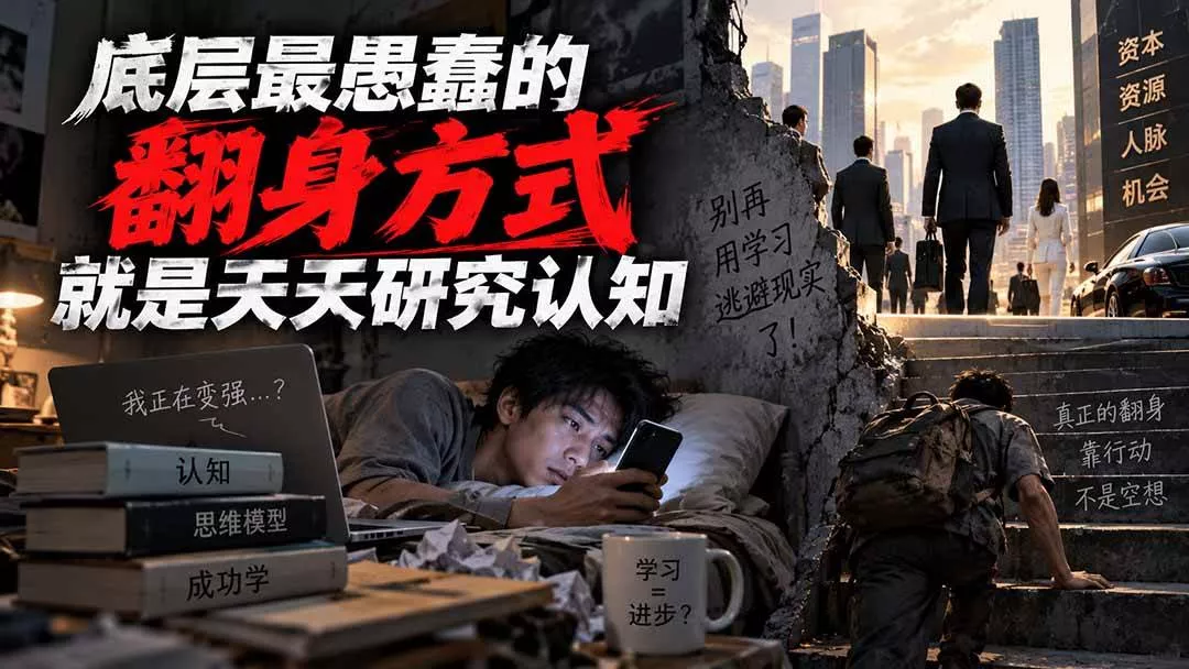 (20383期)付费文章:底层最愚蠢的翻身方式就是天天研究认知 (20383期)付费文章:底层最愚蠢的翻身方式就是天天研究认知